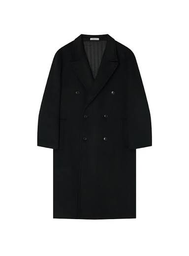 울 블렌드 오버핏 코트