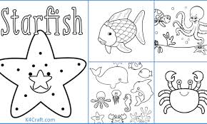 Ocean coloring pages adult coloring book pages animal coloring pages coloring for kids printable coloring pages coloring sheets make a splash when you color in these under the sea free coloring pages. Easy Sea Animal Coloring Pages For Kids Kids Art Craft