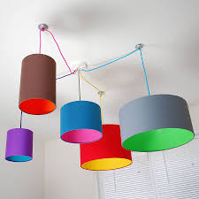 Pick And Mix Lamp Shade 100 S Of Colours Ceiling Rose Lamp Shades Ceiling Lights