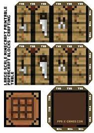 Larger Scale Minecraft Printable Block Collection Fpsxgames Minecraft Printables Minecraft Crafts Minecraft