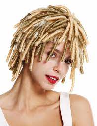 Curlscurls is a 100% human hair factory store which is specializing in developing and innovating affordable curly & wavy extensions and wigs for years. Wig Wig Carnival Corkscrew Curls Afro Curls Short Voluminous Caribbean Rasta Dreads Light Blonde Mix