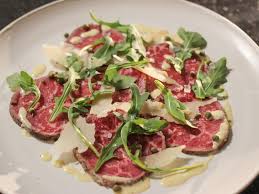 Filet Of Beef Carpaccio Recipe Beef Filet Beef Carpaccio Food Network Recipes