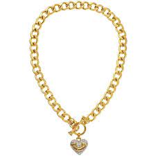 Juicy Couture Pave Banner Heart Starter Necklace Pave Heart Necklace Heart Shaped Necklace Juicy Couture Necklace