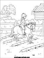 Coloriages D Equitation Horse Coloring Pages Horse Coloring Coloring Pages