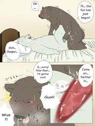 Otousan (Otou)] Polar Bear and Grizzly Just Have Sex – Shirokuma Cafe comic  porn - HD Porn Comics