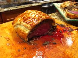 With chunks of beef, peas, and cranberries, Beef Wellington Smartchefblog