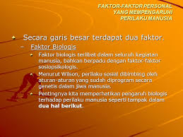 Harga barang lain yang berhubungan. Faktor Faktor Personal Yang Mempengaruhi Perilaku Manusia Ppt Download