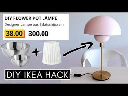 Diy Ikea Hack Designer Flowerpot Lampe Einfach Gunstig Selber Machen 38 Statt 300 Youtube Diy Topferei Wohnaccessoires Ikea Lampen
