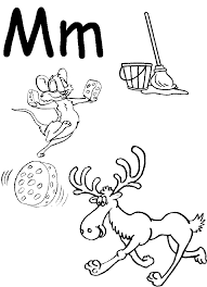 Color individual pages or download a bunch to make your own coloring book. Letter M Coloring Pages Coloring Home
