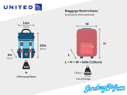 United official site enter >>. United Airlines Baggage Allowance For Carry On Checked Baggage 2019 Sendmybag Com