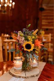100 Country Rustic Wedding Centerpiece Ideas Barn Wedding Centerpieces Sunflower Wedding Centerpieces Rustic Wedding Centerpieces