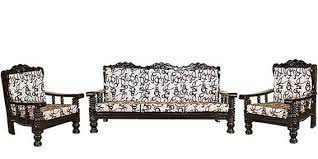Pepperfry Presents You With A Plethora Of Sofa Set Designs It Gives You Varied Choices For Your Living Room The De Wooden Sofa Set Furniture Sofa Set Designs