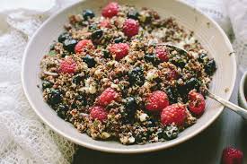 Berry + Quinoa Salad with Fresh Herbs and Feta — A Thought For ...
