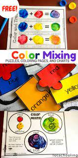Everyday learning activities for toddlers personalized children s. Color Mixing Activity Pack Preschool Colors Preschool Color Activities Primary And Secondary Colors