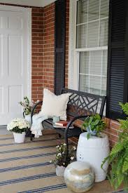 Rambling Renovators Front Porch Decorating Ideas For The Summer In 2020 Front Porch Decorating Porch Decorating Front Porch Bench