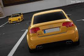 Audi Rs4 With Best Italian Supercar Ferrari F40 Ferrari F40 Audi Rs4 Audi