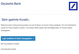 Deutsche Bank Spam