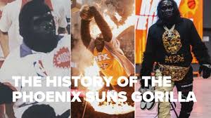 Bleacher creatures takes your favorite mascot and transforms him into a lovable character, encouraging fun, inspiration and play. Phoenix Suns Original Gorilla Explains Story Behind The Legendary Mascot Youtube