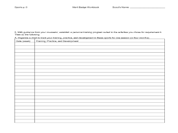 Personal Management Merit Badge 13 Week Chart Best Picture