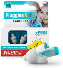 Amazon Com Alpine Pluggies Kids Ear Plugs For Small Ear Canals Noise Cancelling Earplugs For Kids Age 5 12 Multifunctional Hearing Protection For Flying And Swimming Hypoallergenic Reusable Filter Earplugs Health Household