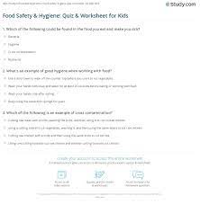 Think you know a lot about halloween? Food Safety Hygiene Quiz Worksheet For Kids Study Com