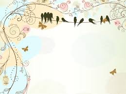Hd Wallpaper Birds And Flowers Vintage Hd Wallpaper Birds With Floral Background Seni Seni Animasi Gambar