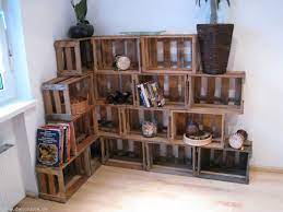 Ein weinregal selber zu bauen, das ist ein spannendes projekt: 1 6 Alte Weinkisten Weinkiste Holzkisten Dekoration Weinregal Weinsteige Bucherregal Diy Palettenmobel Im Freien Kiste Bucherregal