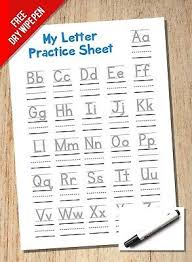 It was probably derived from the pahlavi alphabet of persia, with some greek influences. Alphabet Handwriting Practice Sheet A4 Reuseable Ks1 Ks1 With Line Guides Ebay