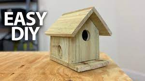 Easiest Diy Simple Birdhouse With Minimal Tools Step By Step Ale S Everyday Youtube Easy Diy Bird Houses Bird Houses Diy