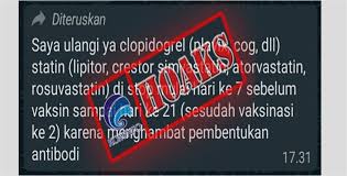 Korea utara menjual surat kabar, tetapi warga dilarang melipatnya. Hoaks Larangan Minum Obat Jantung Sebelum Vaksin Covid 19