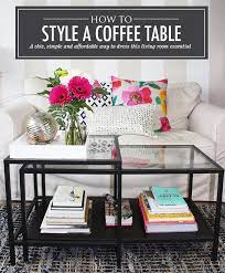 Enter the vittsjo nesting tables, which seemed perfect in concept, except what's up with the child table being twice as long as its parent table? How To Style A Coffee Table Renee Reardin Coffee Table Living Room Essentials Home