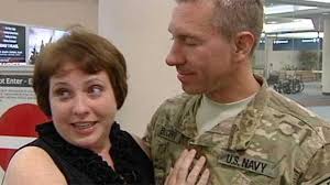 Sailor returns from Afghanistan to cancer-stricken fiance