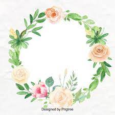 Beautiful Hand Paint Watercolor Floral Wreath Wreath Clipart Flower Flowers Png Transparent Clipart Image And Psd File For Free Download Floral Wreath Watercolor Floral Wreath Graphic Color Pencil Illustration