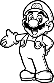 A beautiful day when seeing the kids happy every day. Super Mario Bros Coloring Pages Coloring4free Coloring4free Com