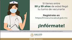 Conoce las vacunas y cuándo aplicarlas. Si Tienes Entre 50 Y 59 Anos De Edad Registrate Salud