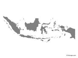 Grey Map Of Indonesia Free Vector Maps Map Map Vector Vector Free