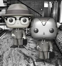 Marvel Wanda Vision Funko Pop Vision B W Chase Common Pre Order Big Apple Collectibles