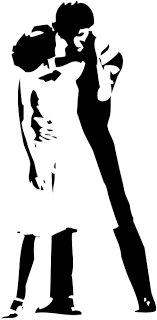 Black And White Dancer Silhouette Painting Pin On Diy Fashion