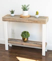 Moonya Solid Wood Console Table Small Console Tables Natural Wood Console Table Wood Console Table