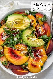 Peach Salad Peach Salad Healthy Summer Recipes Can Peaches Recipes