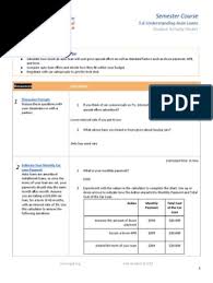 Form 1040 is what individual taxpayers use to file their taxes with the irs. Student Activity Packet Sc 5 6 Annual Percentage Rate Loans