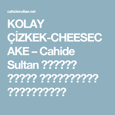 Kolay Cizkek Cheesecake Cizkek Kereviz Kitap