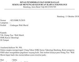 Contoh surat undangan ulang tahun dalam bahasa inggris. Contoh Pengumuman Memperingati Hari Ulang Tahun Sekolah Tentang Tahun