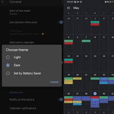 Now You Can Change The Google Calendar Theme Galaxys9