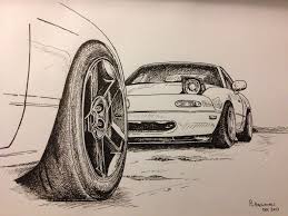 Mazda Miata Mx5 Miata Car Art Cars Mazda Miata