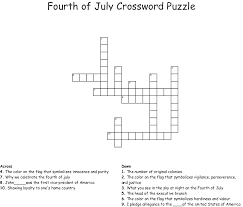 The best free online crossword is brand new, every day. Fourth Of July Crossword Puzzle Wordmint
