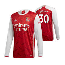 Arsenal home players jersey 20/21 (customizable). Arsenal Eddie Nketiah Jersey Red Home