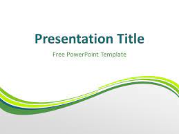 Green Wave Powerpoint Template Presentationgo Com Powerpoint Background Design Powerpoint Templates Free Powerpoint Presentations