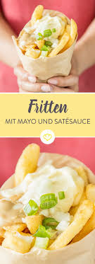 Patat Oorlog Pommes Mit Zwiebeln Mayonnaise Und Satesauce Rezept Rezepte Streetfood Rezepte Leckeres Essen