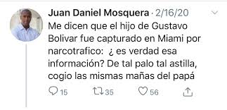 Maybe you would like to learn more about one of these? Gustavo Bolivar On Twitter De Mi Hijo Un Joven Q Nunca Ha Cometido Un Delito Han Dicho Lo Q Han Querido Esos Mismos Piden Hoy Q No Toquen La Vida Privada D